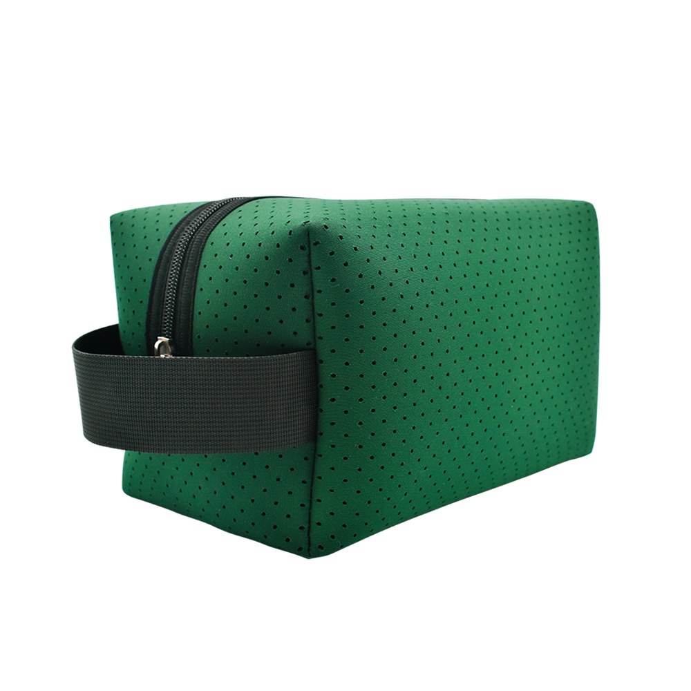 perforated cosmetic pouch