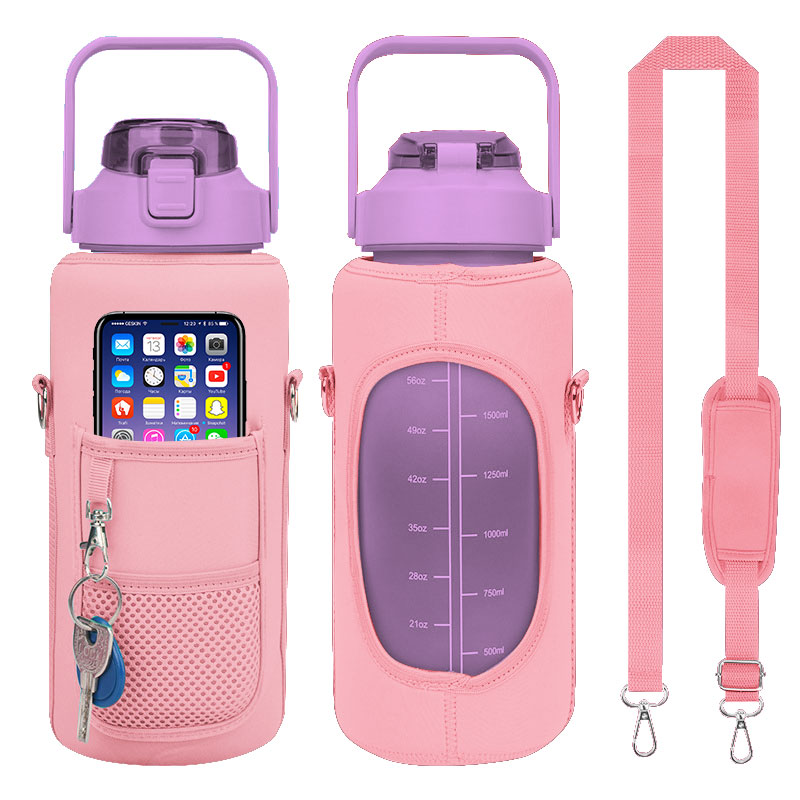 water bottle sleeve with strap